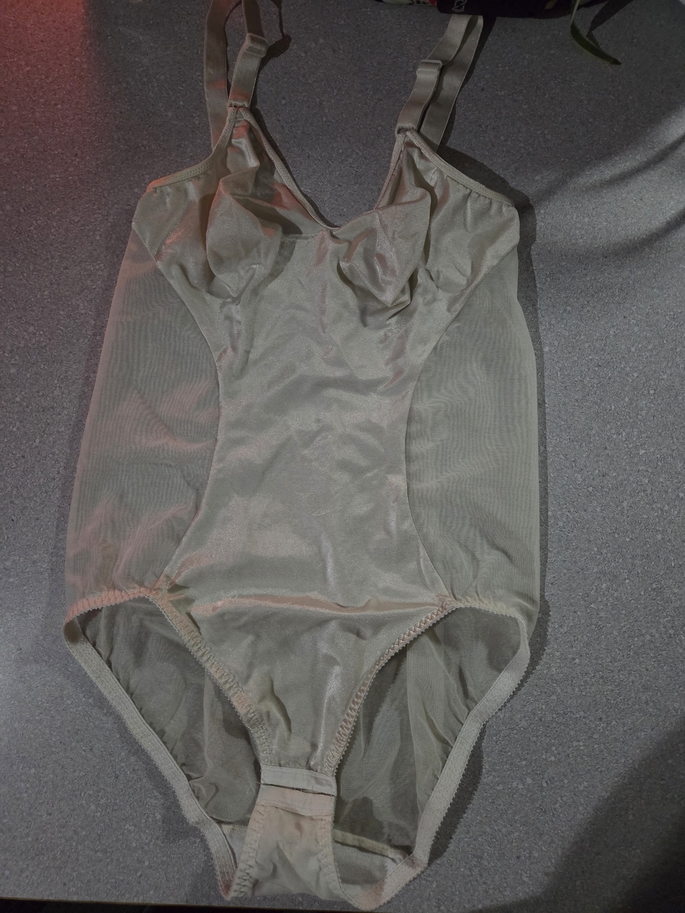 Vintage Bodysuit - Nude/Beige